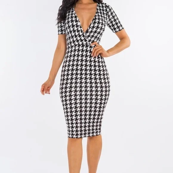 houndstooth formal dress Noxanna Bridal ZANE - Simple Elegant Satin Wedding Dress main image 0